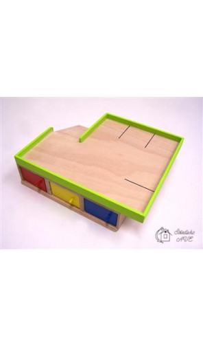 Garáž pro 9 autíček