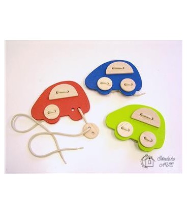 Dřevěné šitíčko AUTO