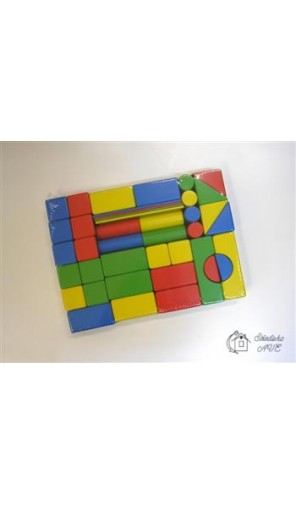 Stavebnice KOSTKY barevné