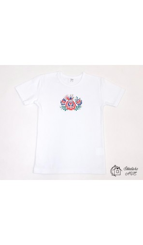 Dětské triko KR s prvky FOLKLORU