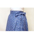 Dámská sukně zavinovací - vzor modrotisk typ A