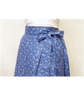Dámská sukně zavinovací - vzor modrotisk typ A