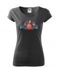 Dámské triko FOLKLOR černé