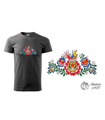 Pánské triko FOLKLOR černé